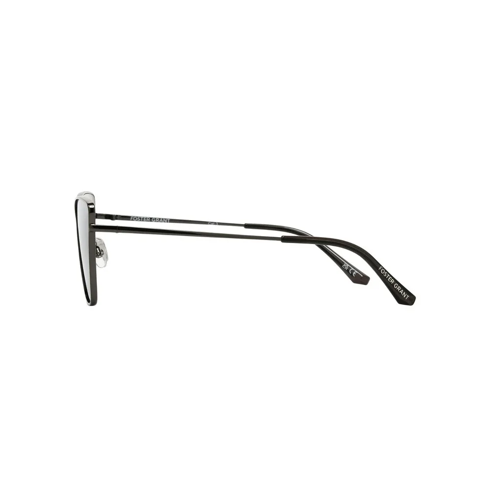 Foster Grant‎ Trend Gunmetal Cat-Eye Women's Sunglasses Impact Resistant